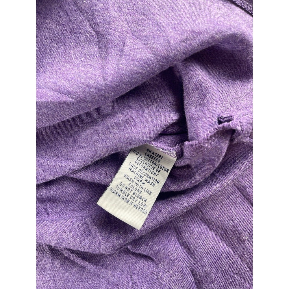 Polo Ralph Lauren Solid Purple Soft Cotton Polo Shirt Red Pony Mens XL Preppy - Picture 7 of 8